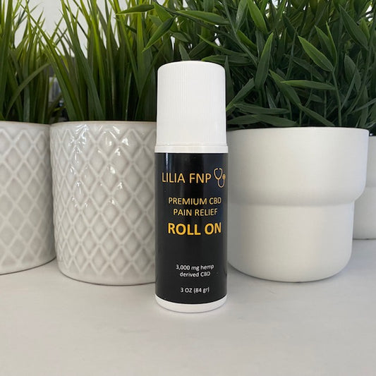 PREMIUM CBD PAIN RELIEF ROLL ON – 3 oz (85 g) - 3000 mg - $0.025/mg